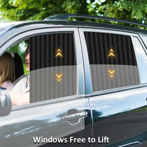 Pare-soleil magnétiques pour vitres de voiture avec protection contre les UV et écran d’intimité