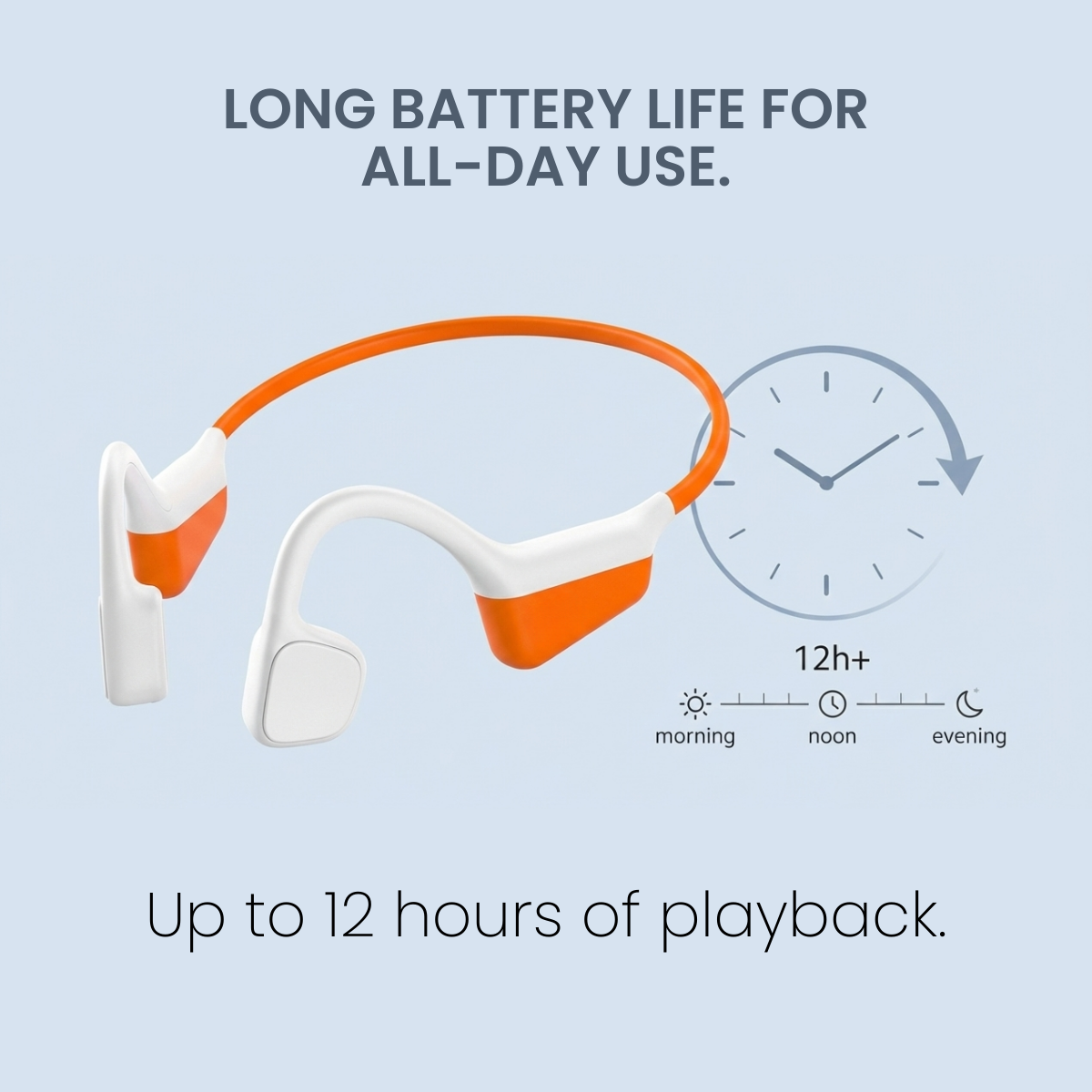 B&B Bone Conduction Wireless Open-Ear Audio Headphones