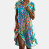 Women's Short Sleeve Floral Summer Dress