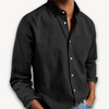 Long Sleeve Casual Button-Down Shirt for Men