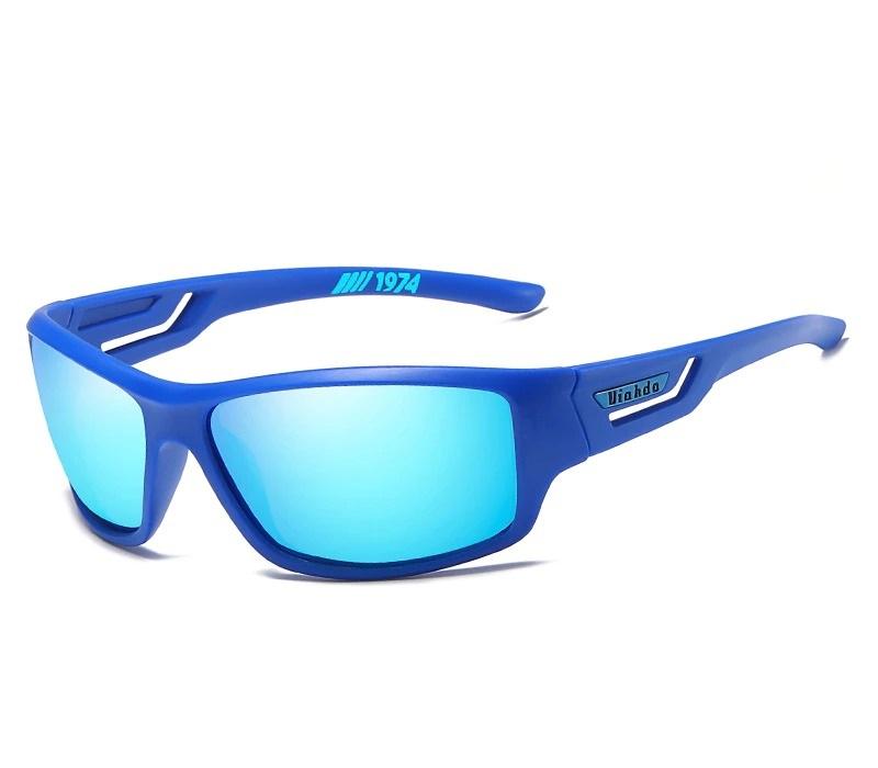 Lunettes de sport avec monture rectangulaire et protection intégrale