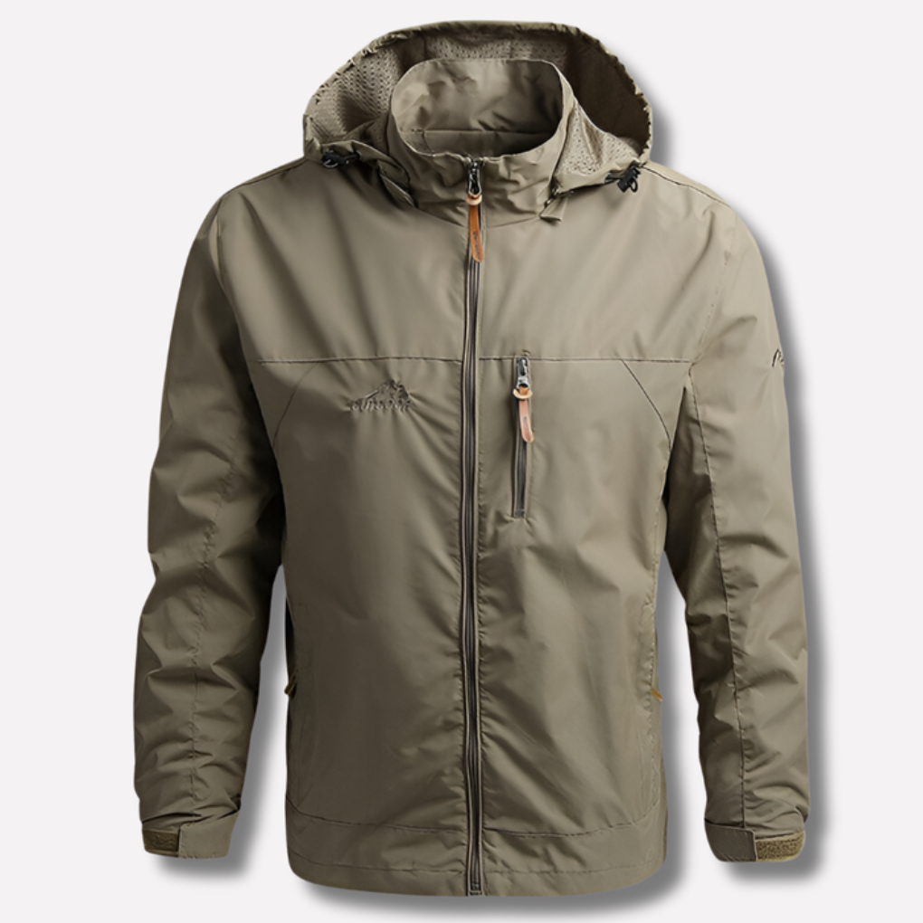 Men's Waterproof Windproof Outdoor Jacket for All-Weather Adventures