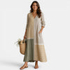 Women's Printed Midi Dress Relaxed Elegant Fit