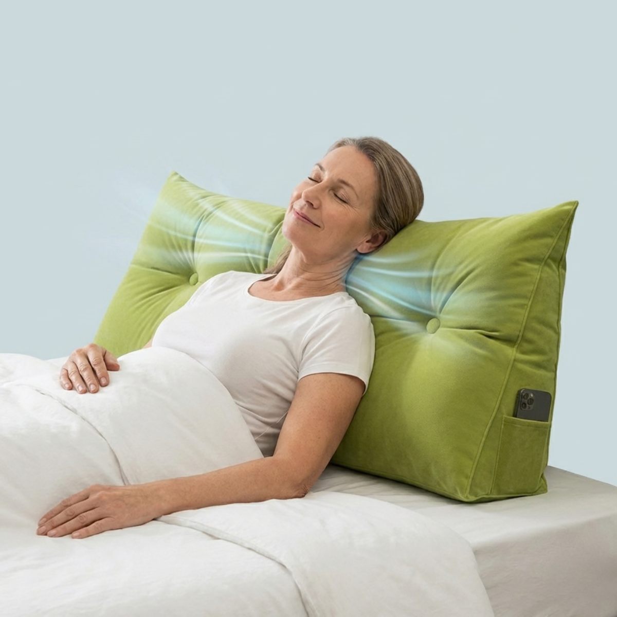 B&B Bed Support Wedge Pillow