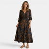 Women's Maxi Dress Vintage Floral Print