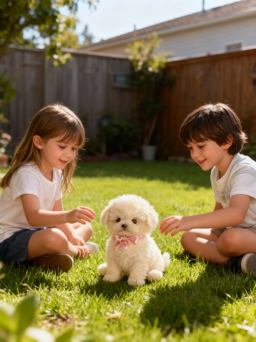 Jouet chiot robot en peluche interactif qui marche, aboie et remue la queue, amusant et fonctionnant sur piles pour enfants et collectionneurs