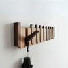 Portemanteau mural en bois inspiré d’un piano HarmonyCoat – Patère élégante pour organiser avec style couloir et entrée