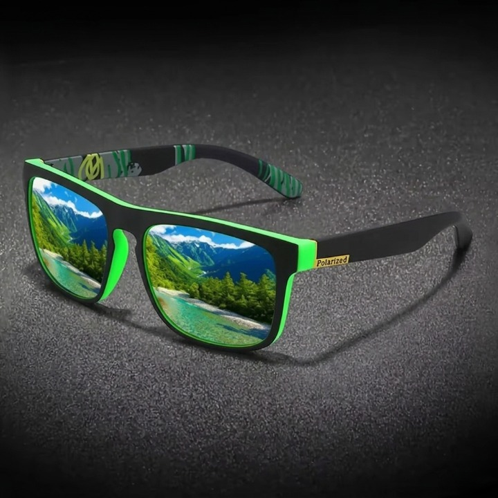 Lunettes de soleil polarisées UV400 avec réduction de l'éblouissement de 99 %, monture légère unisexe pour les activités en plein air