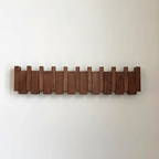 Portemanteau mural en bois inspiré d’un piano HarmonyCoat – Patère élégante pour organiser avec style couloir et entrée