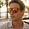 Polarised UV400 Sunglasses with 99% Glare Reduction Lightweight Unisex Frame for Outdoor Activities