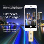 USB Flash Drive with Phone Connector and USB Port for Data Storage