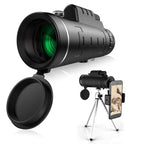 Monocular Telescope with Smartphone Holder and Tripod Stand