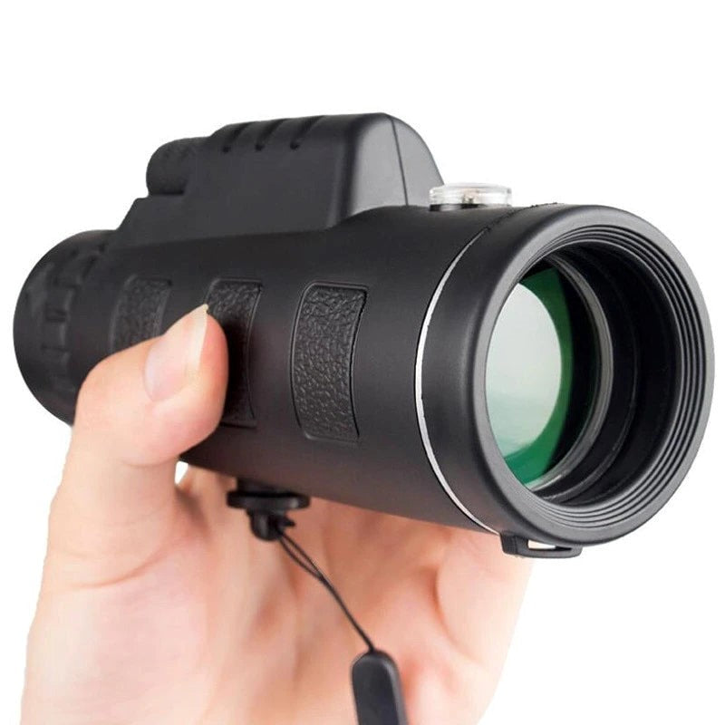 Monocular Telescope with Smartphone Holder and Tripod Stand