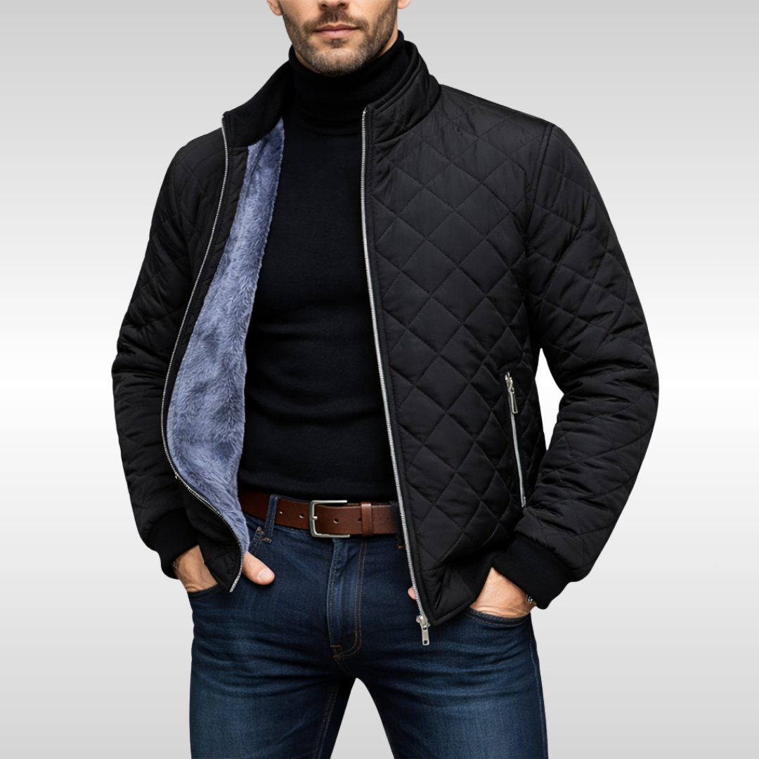 Men's Quilted Jacket for Reliable Warmth and Stylish Versatility