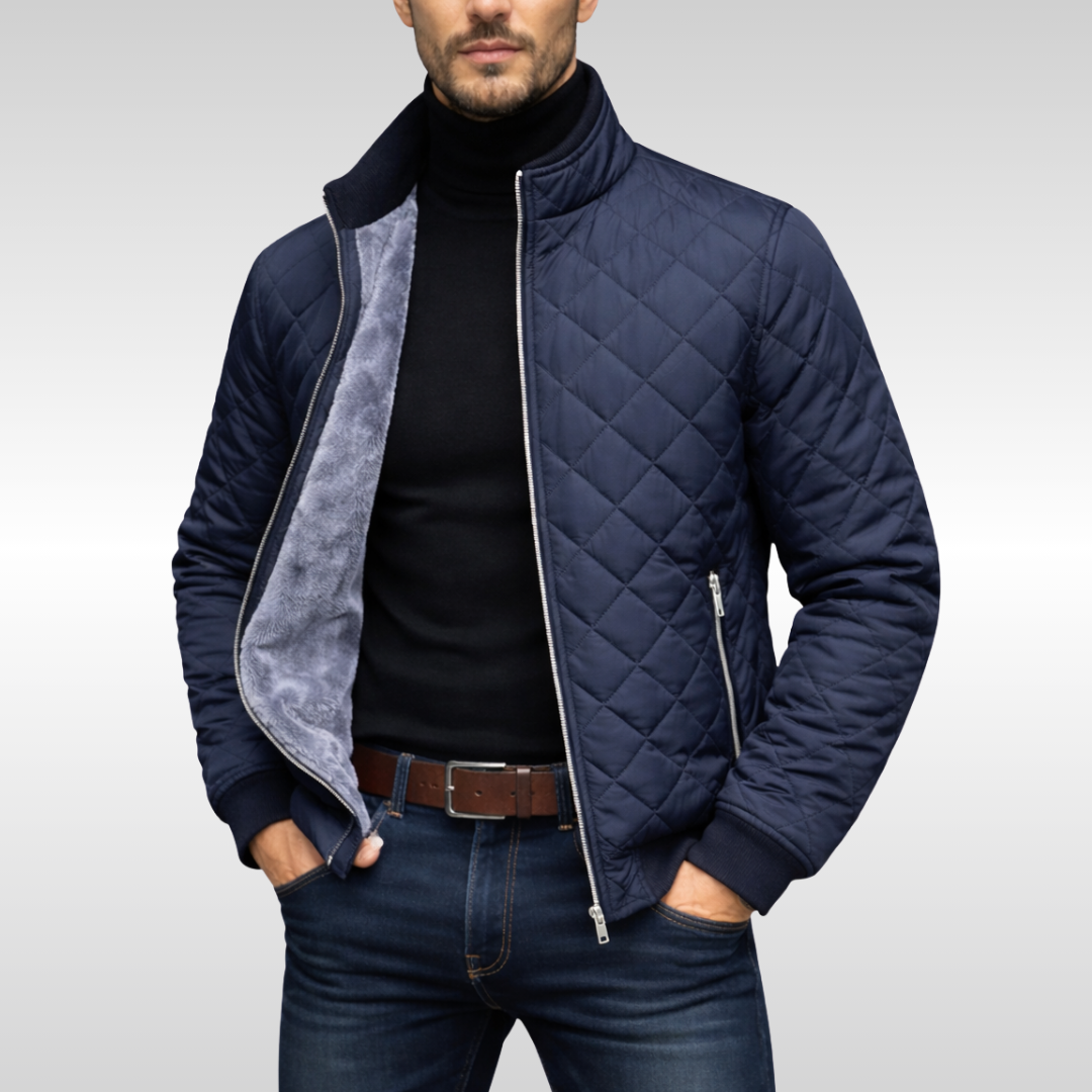 Men's Quilted Jacket for Reliable Warmth and Stylish Versatility