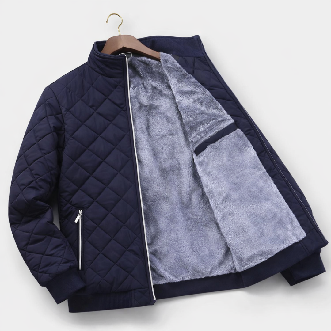 Men's Quilted Jacket for Reliable Warmth and Stylish Versatility