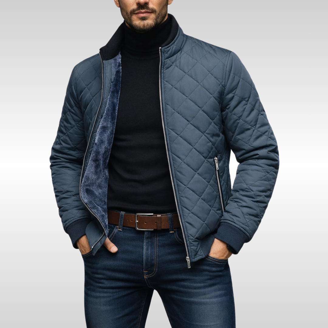 Men's Quilted Jacket for Reliable Warmth and Stylish Versatility