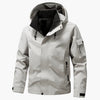 Men's Full Zip Hooded Jacket with Multiple Pockets and Adjustable Drawstring