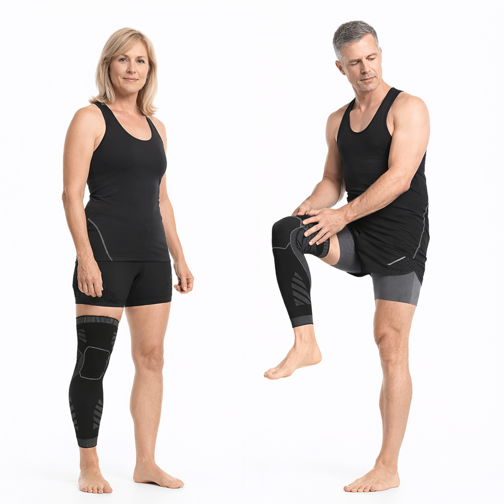 B&B Knee-High Compression Socks (2 Pack) – Supportive Leg & Calf Compression