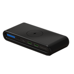 Station de recharge sans fil 4-en-1 pour plusieurs appareils avec ports USB et design compact