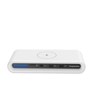 Station de recharge sans fil 4-en-1 pour plusieurs appareils avec ports USB et design compact