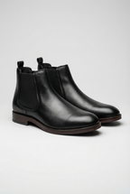Men's Chelsea Boots with Elastic Side Panels and Sleek Silhouette 1