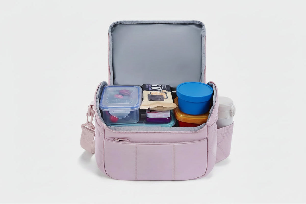Men's Insulated Lunch Bag with Adjustable Strap and Large Capacity 2