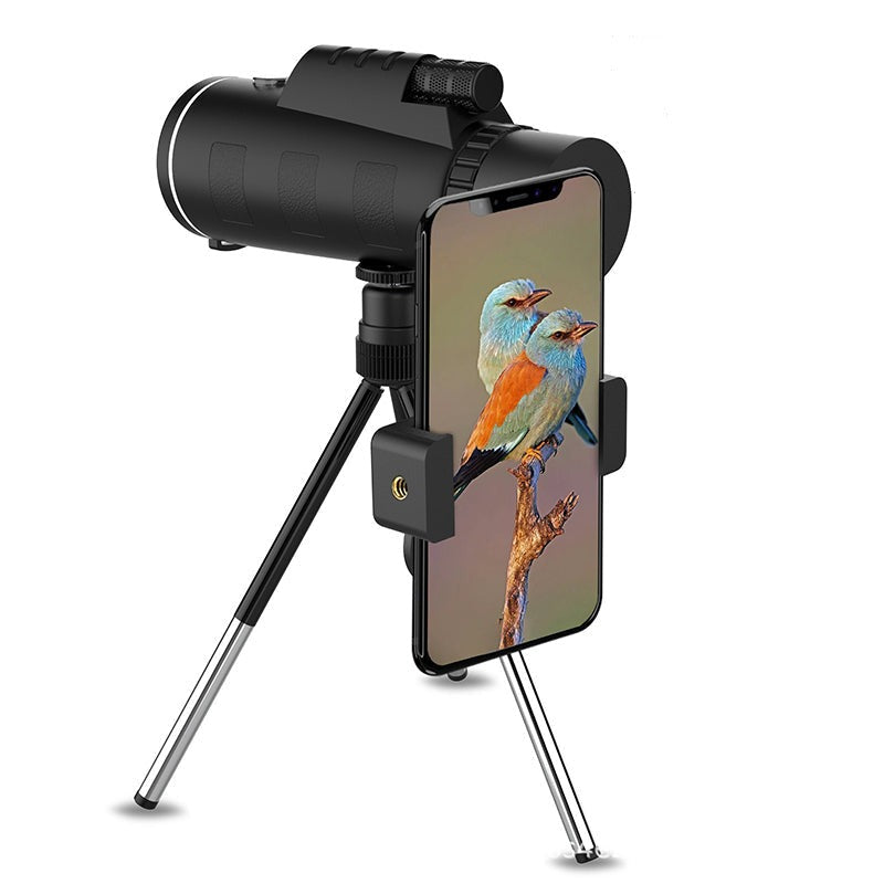 Télescope monoculaire compact et léger 500X Pro haute résolution, avec traitement multicouche FMC, design étanche et antibuée, optimisé pour la vision nocturne, pour l’astronomie et les activités en plein air