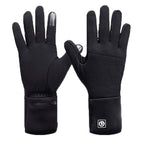 Men's Heated Winter Gloves with Zip Cuff Design