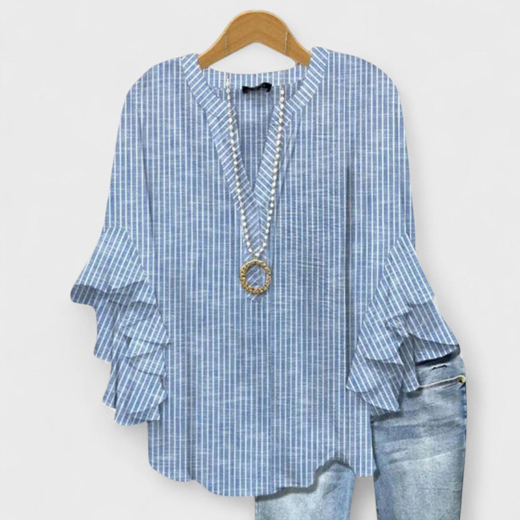 Blouse légère pour femmes, imprimé floral, coupe décontractée, haut décontracté