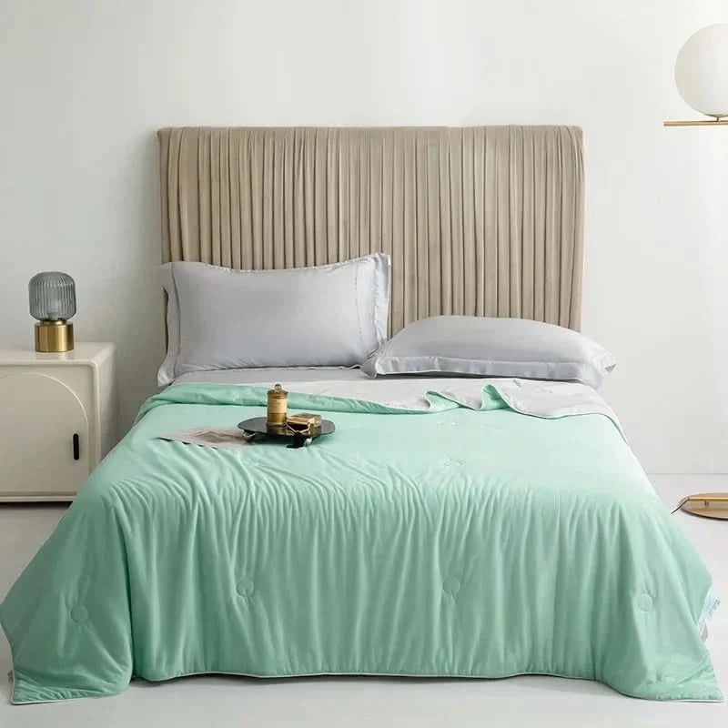 Couverture rafraîchissante d'été | Jeté de lit respirant | Couette légère d'été