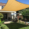 Voile d'ombrage, auvent rectangulaire pour patio, protection UV pour jardin