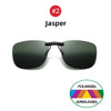 Polarised UV400 Clip-On Sunglasses for Prescription Glasses