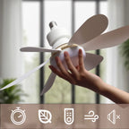 LED Ceiling Fan Light with Remote Control