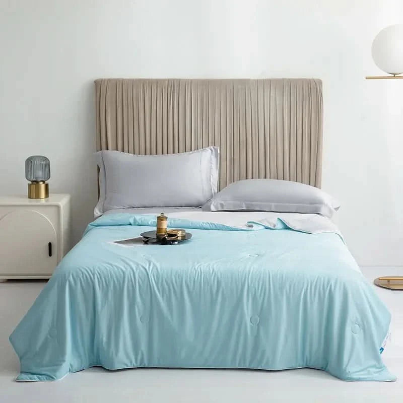 Cooling Blanket Summer | Breathable Bed Throw | Lightweight Summer Duvet