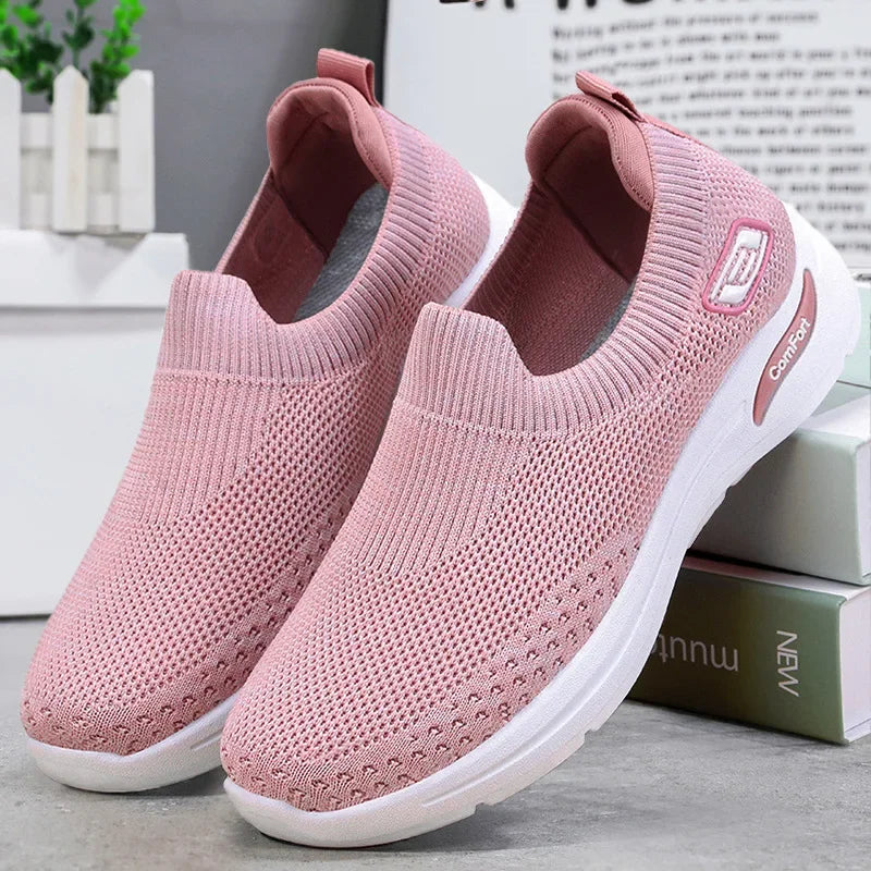 Baskets faciles à enfiler pour femme, confortables au quotidien, pour soulager la douleur et offrir un bon maintien