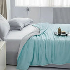 Cooling Blanket Summer | Breathable Bed Throw | Lightweight Summer Duvet