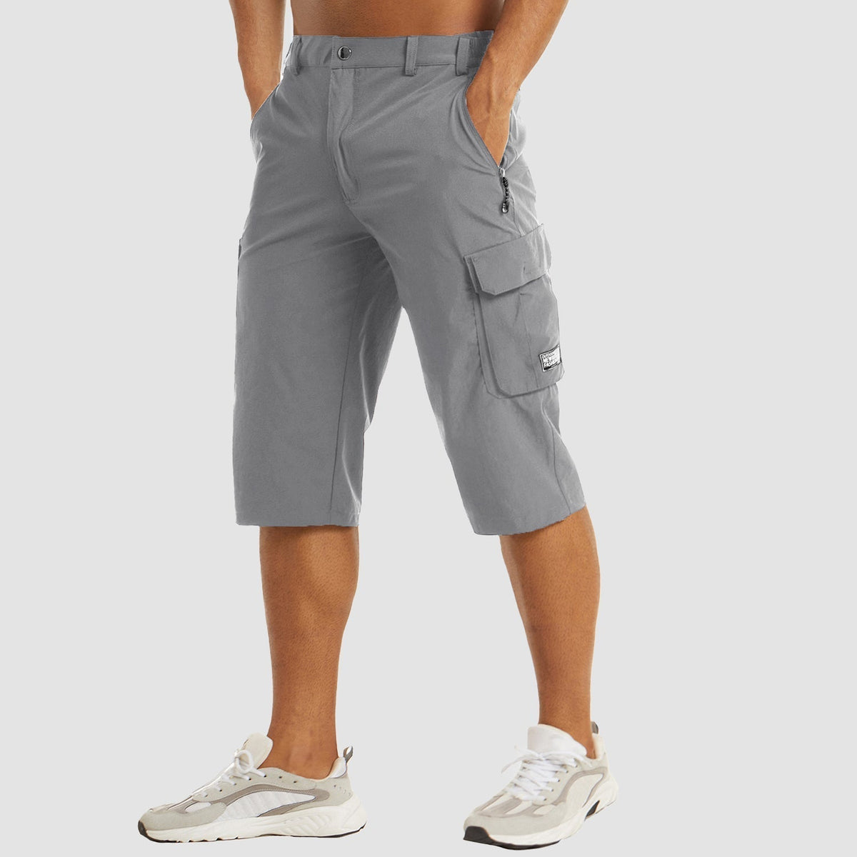 Men's Cargo Shorts with Quick-Dry Fabric and Spacious Pockets for Ultimate Comfort