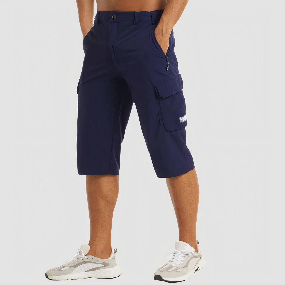 Men's Cargo Shorts with Quick-Dry Fabric and Spacious Pockets for Ultimate Comfort
