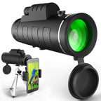 Monocular Telescope with Smartphone Holder and Tripod Stand