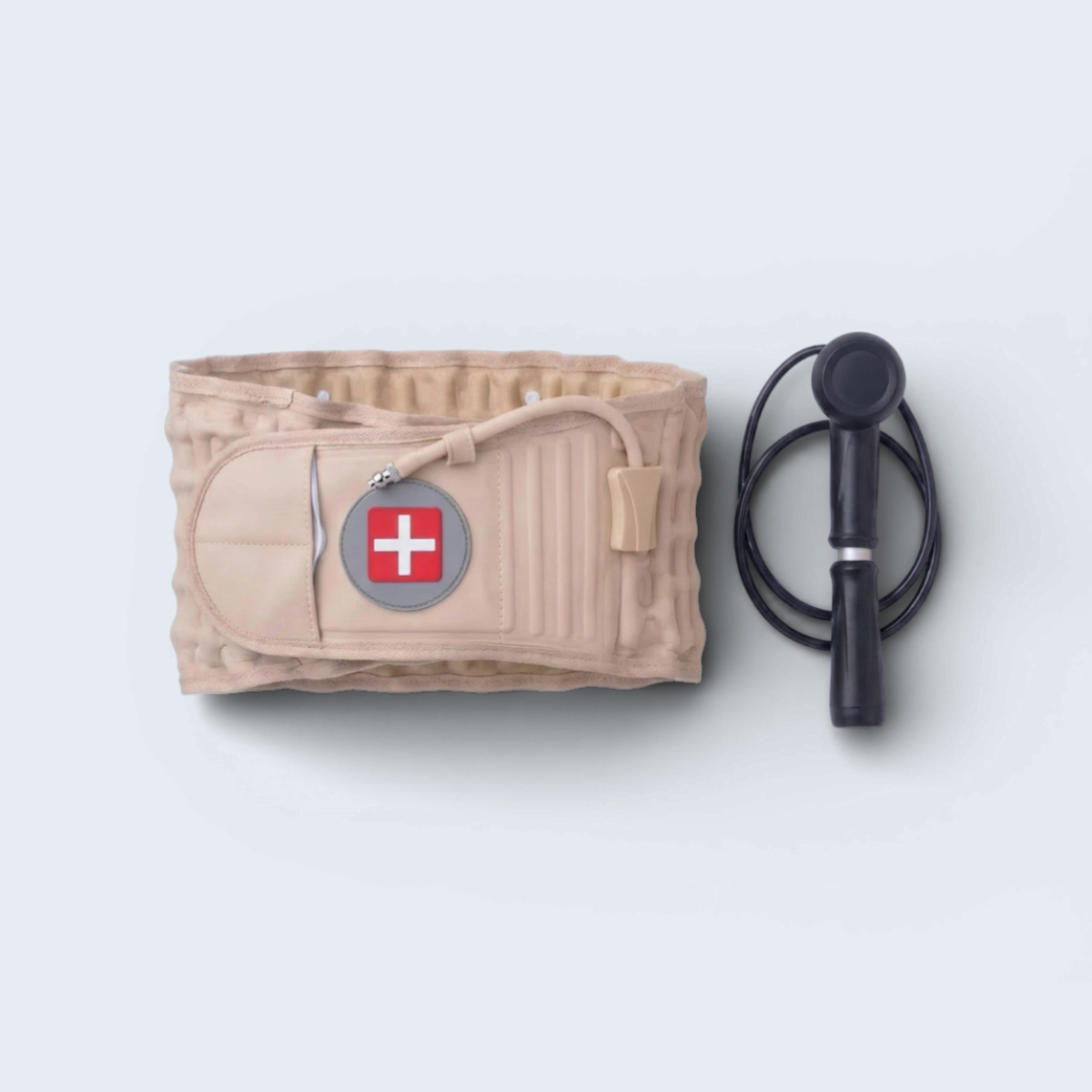 B&B Inflatable Back Support Belt with Adjustable Air Cushioning