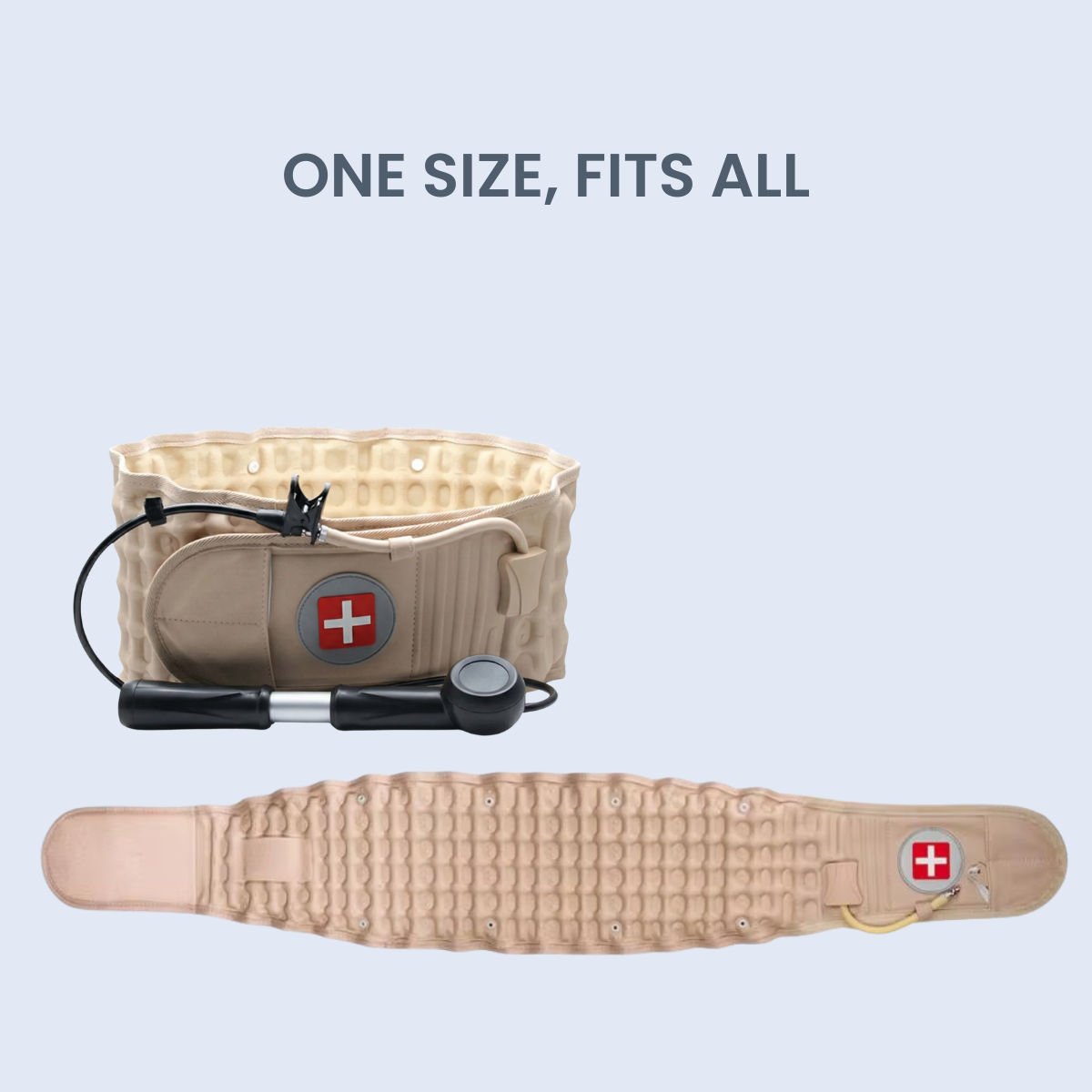 B&B Inflatable Back Support Belt with Adjustable Air Cushioning