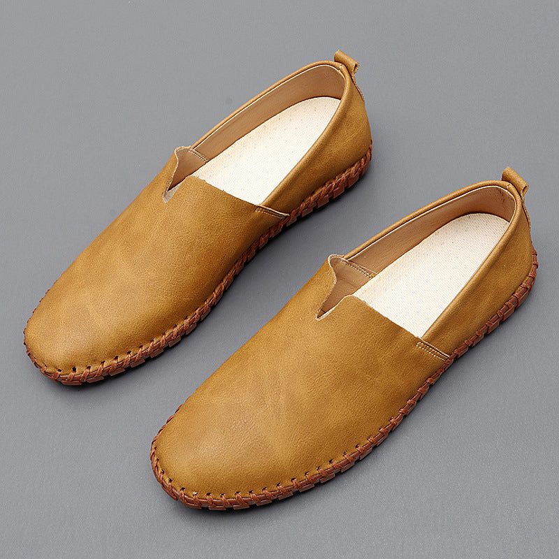Mocassins pour hommes avec finition en cuir haut de gamme