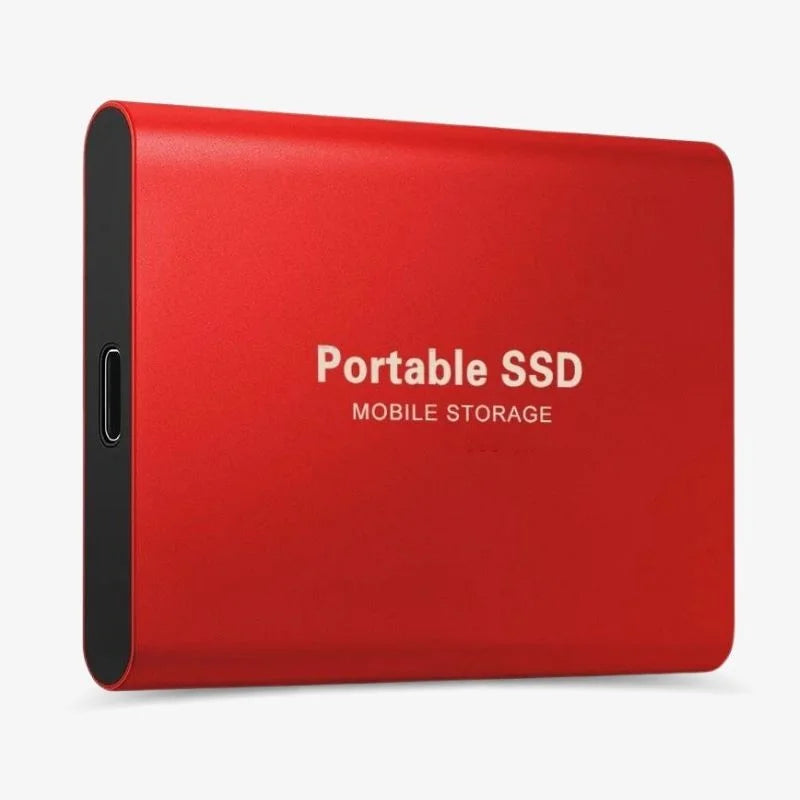 SSD externe portable ultra-rapide gris clair