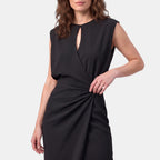 Robe de jour élégante pour femmes, coupe ajustée, robe midi pour occasions