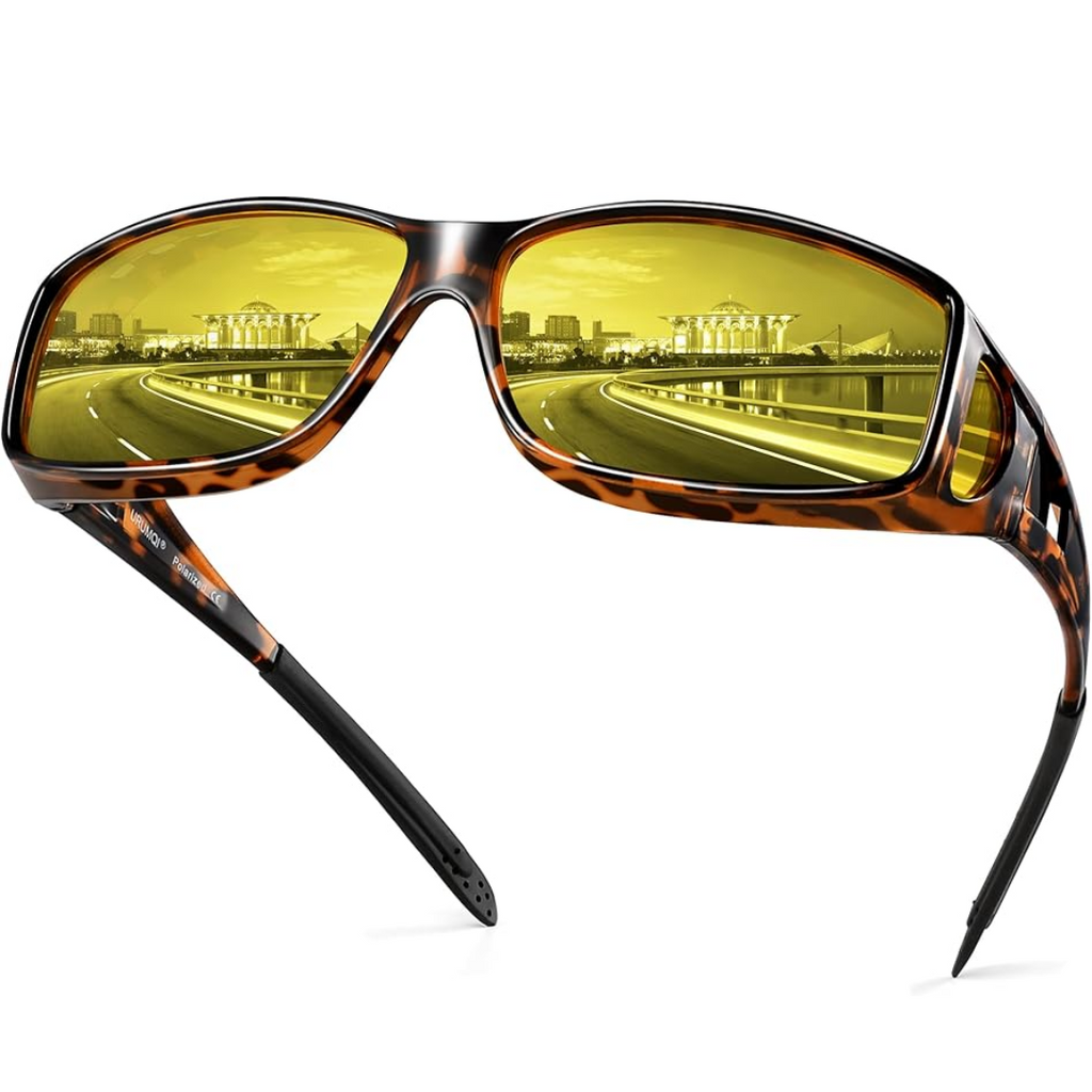 Polarized Night Driving Glasses for Glare Reduction Lightweight and Ideal for Low Light Conditions