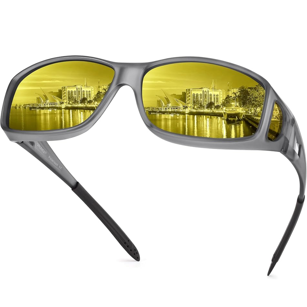 Polarized Night Driving Glasses for Glare Reduction Lightweight and Ideal for Low Light Conditions