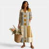 Women's Bohemian Maxi Dress Abstract Print Casual Dress