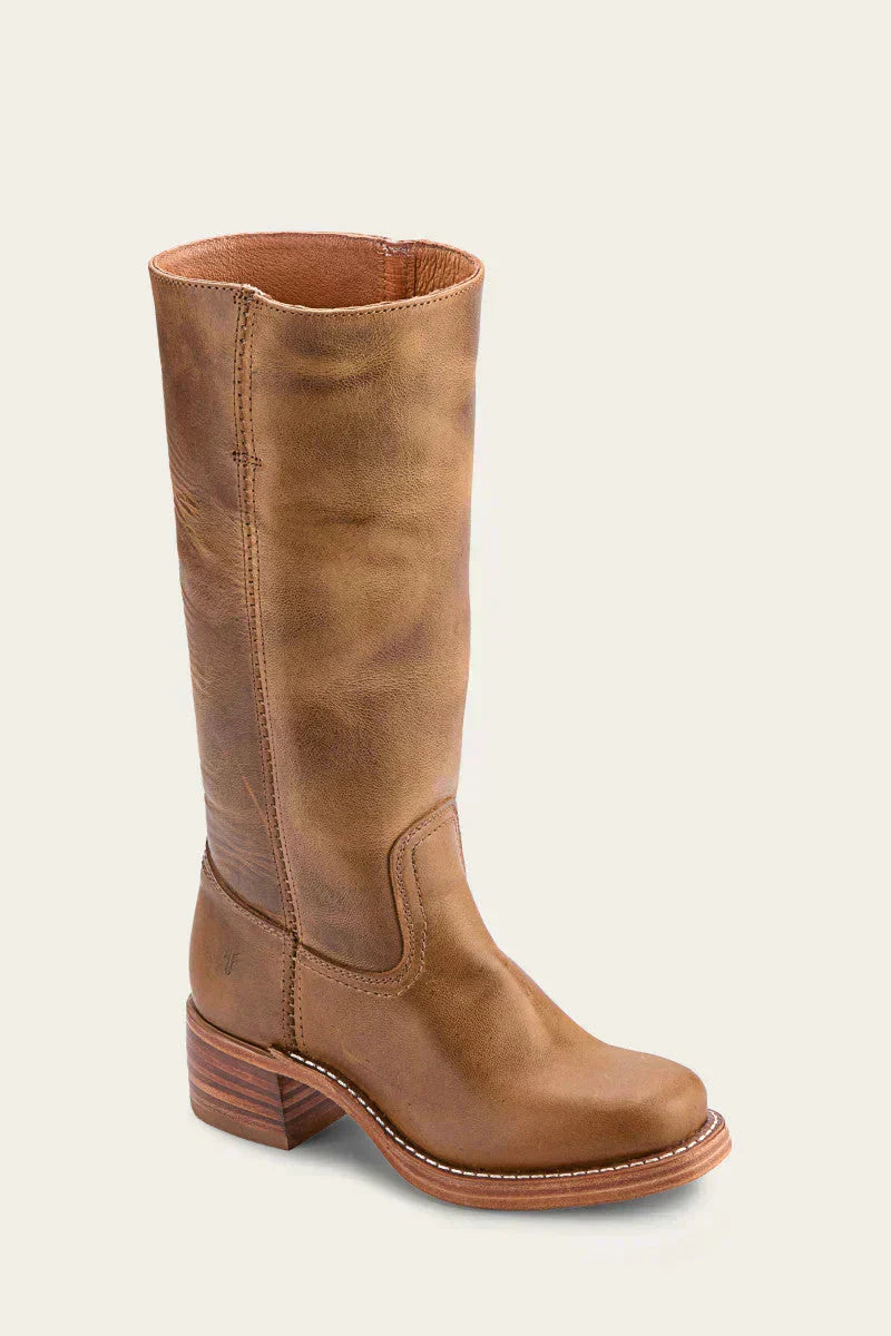 Women's Boots with Closed Toe Design and Block Heel