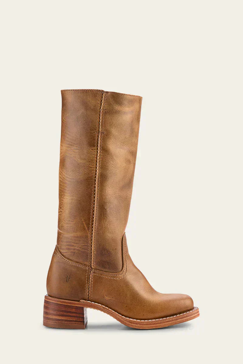 Women's Boots with Closed Toe Design and Block Heel